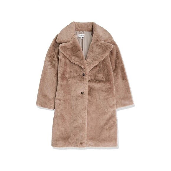 The Drop Women's Kiara Super Soft NWT Loose-Fit Long Faux Fur Coat Size Large - Picture 1 of 11